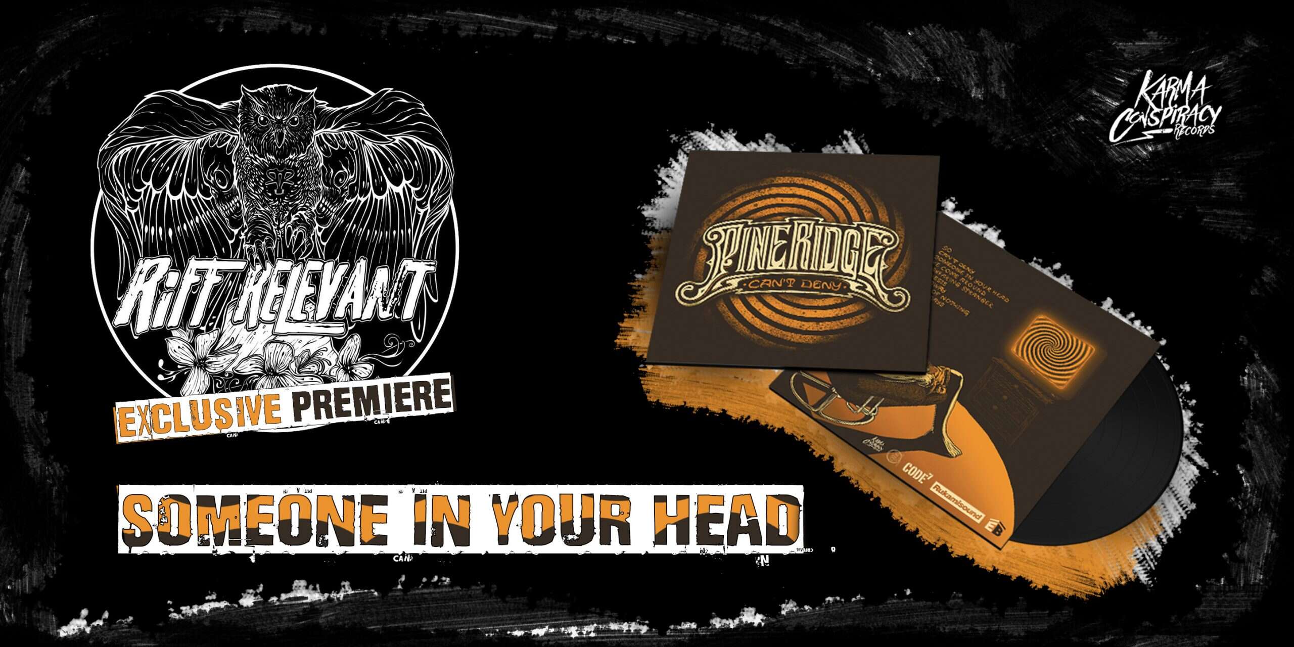 Riffrelevant exclusive premiere of "Someone in your head" by PINE RIDGE band